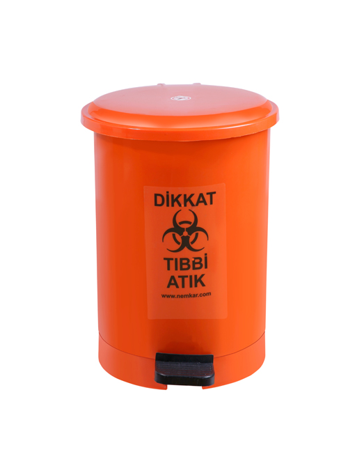 TIBBİ ATIK KOVA PEDALLI 40 LT