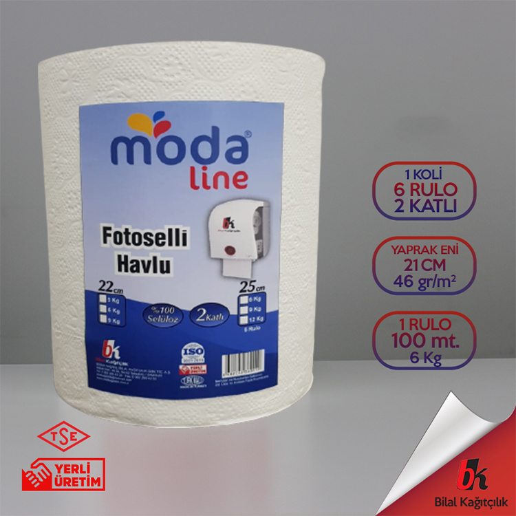 Modaline Fotoselli Havlu